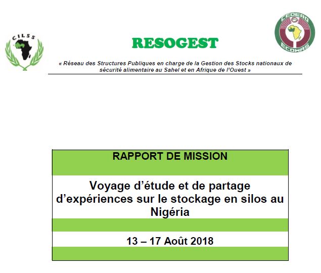 7 Rapport Voyage dtude et de partage dexprience sur le stockage en silo au Nigria 